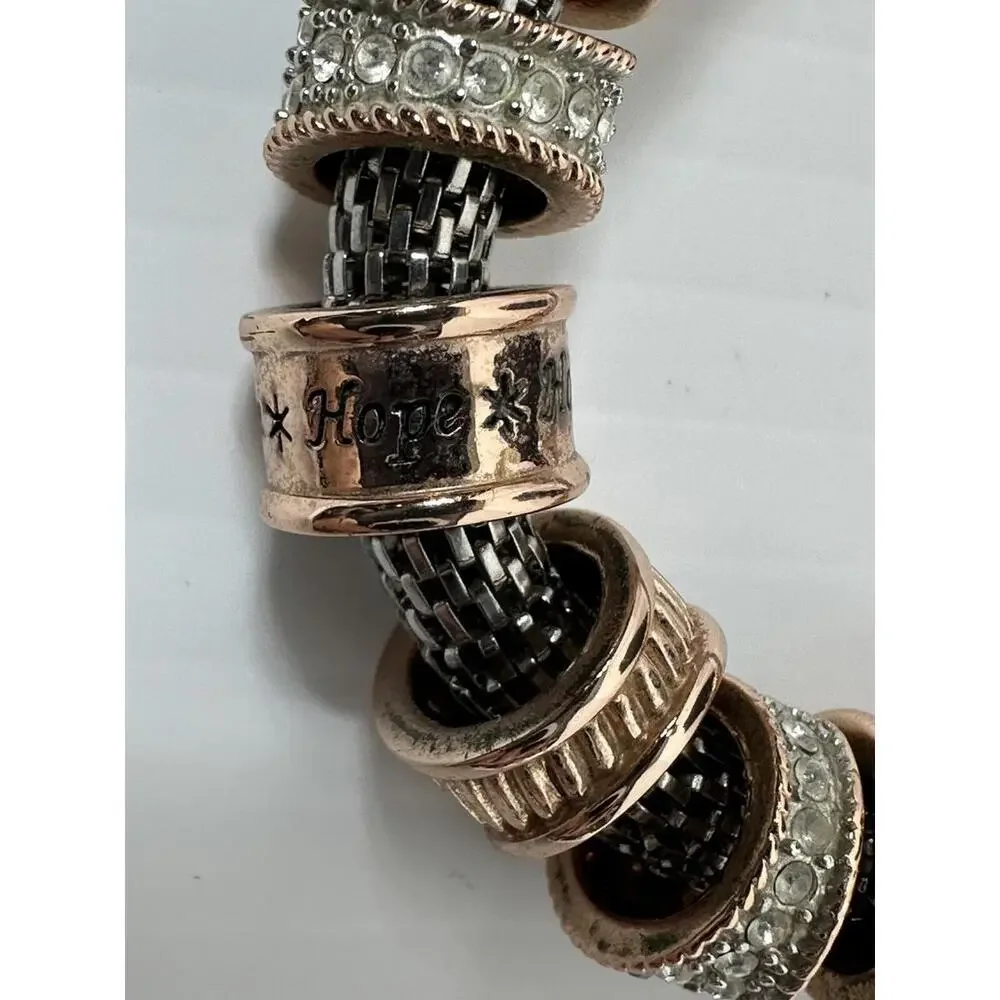 Bradford Exchange Nature's Healing Touch‎ Bracelet Copper  Swarovski Crystal